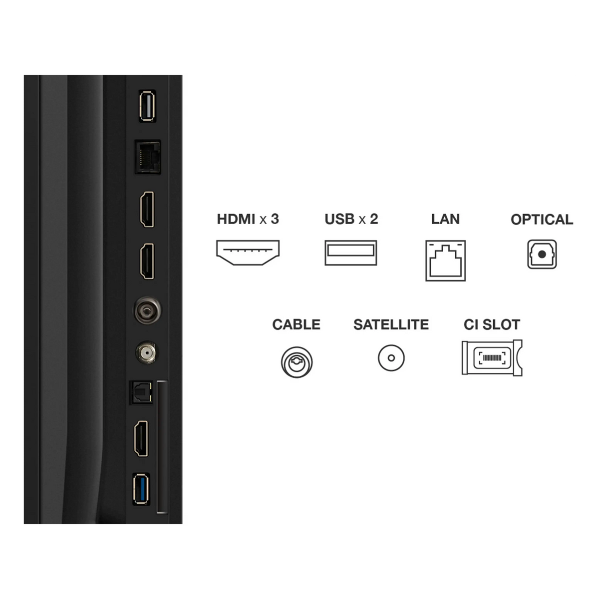 TCL 75P6K LED 75" UHD 4K
