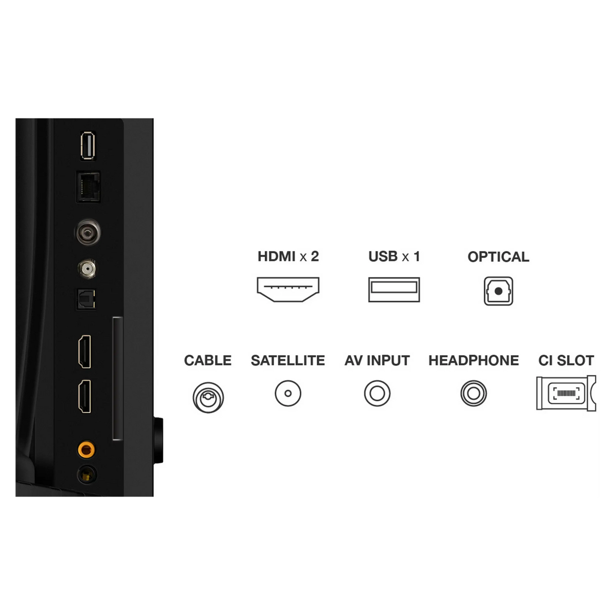 TV QLED 32" - TCL 32S5K, Full-HD