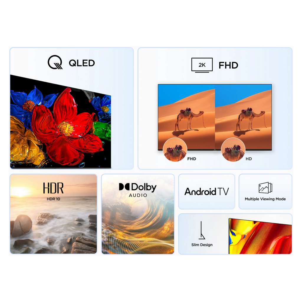 TV QLED 32" - TCL 32S5K, Full-HD