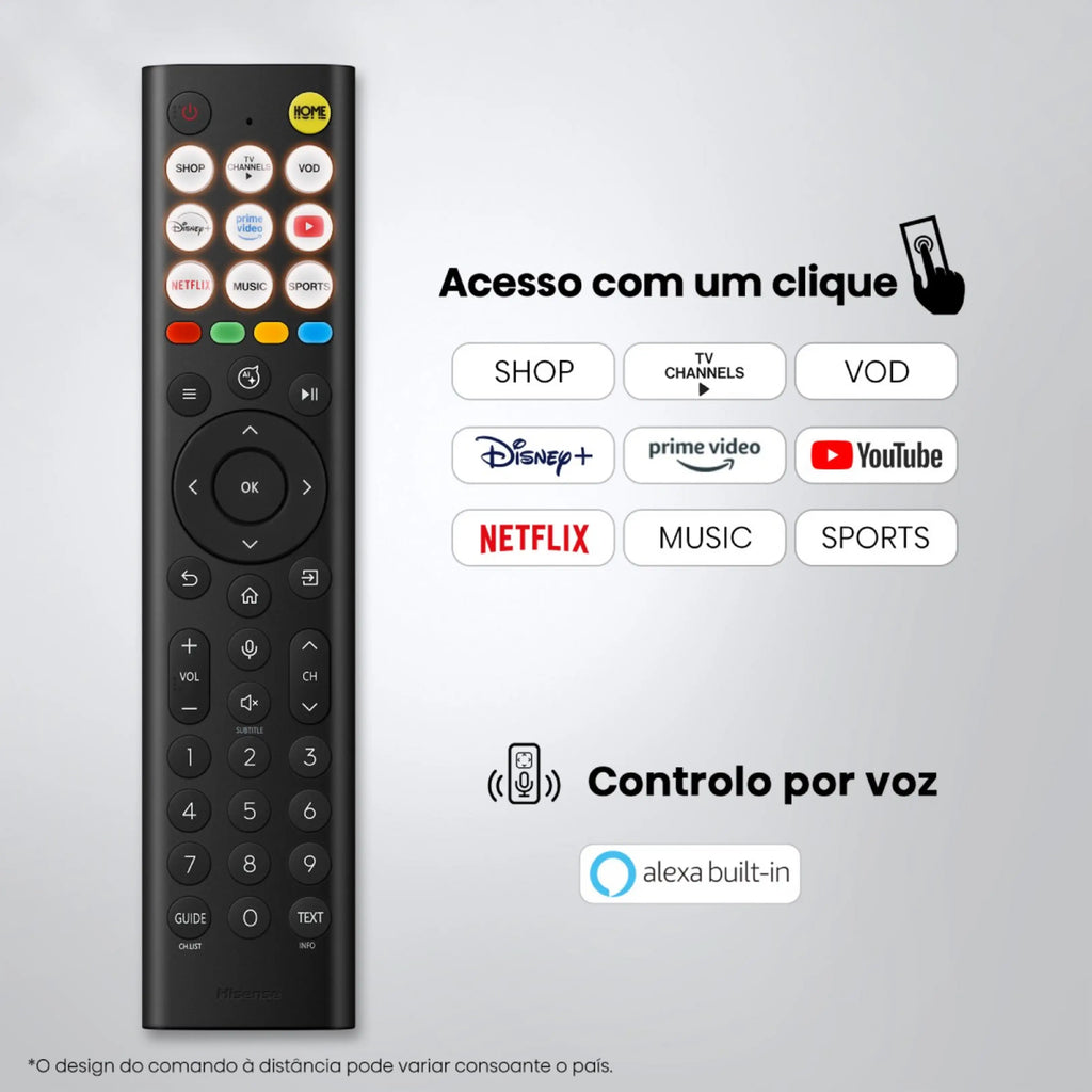 TV LED 50" - HISENSE 50A6S, UHD 4K