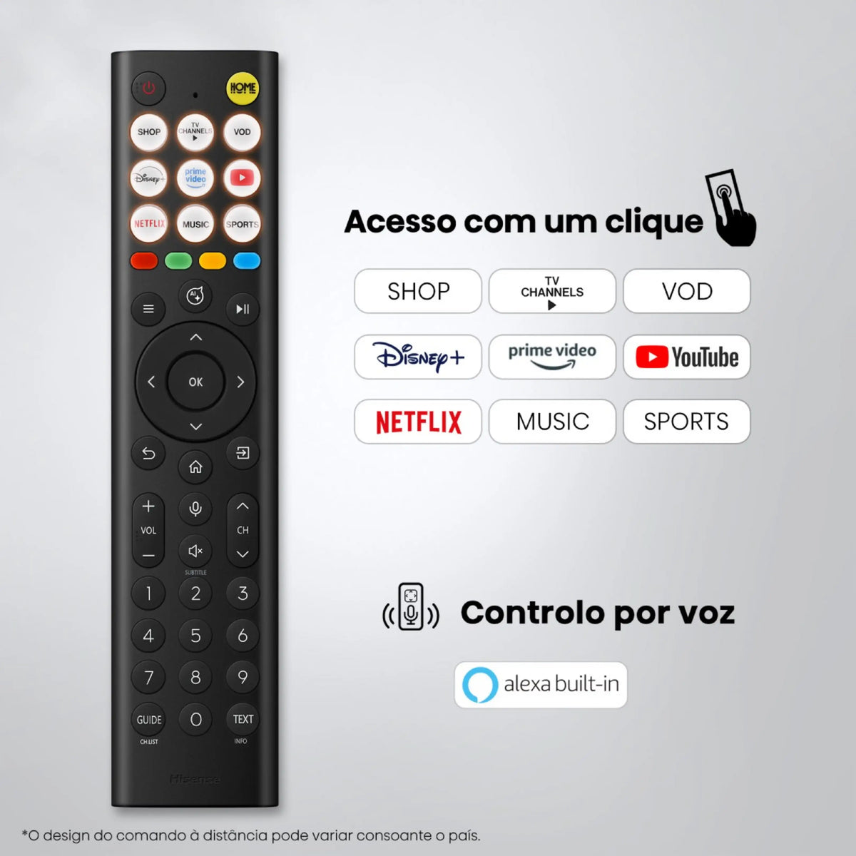 TV LED 50" - HISENSE 50A6S, UHD 4K