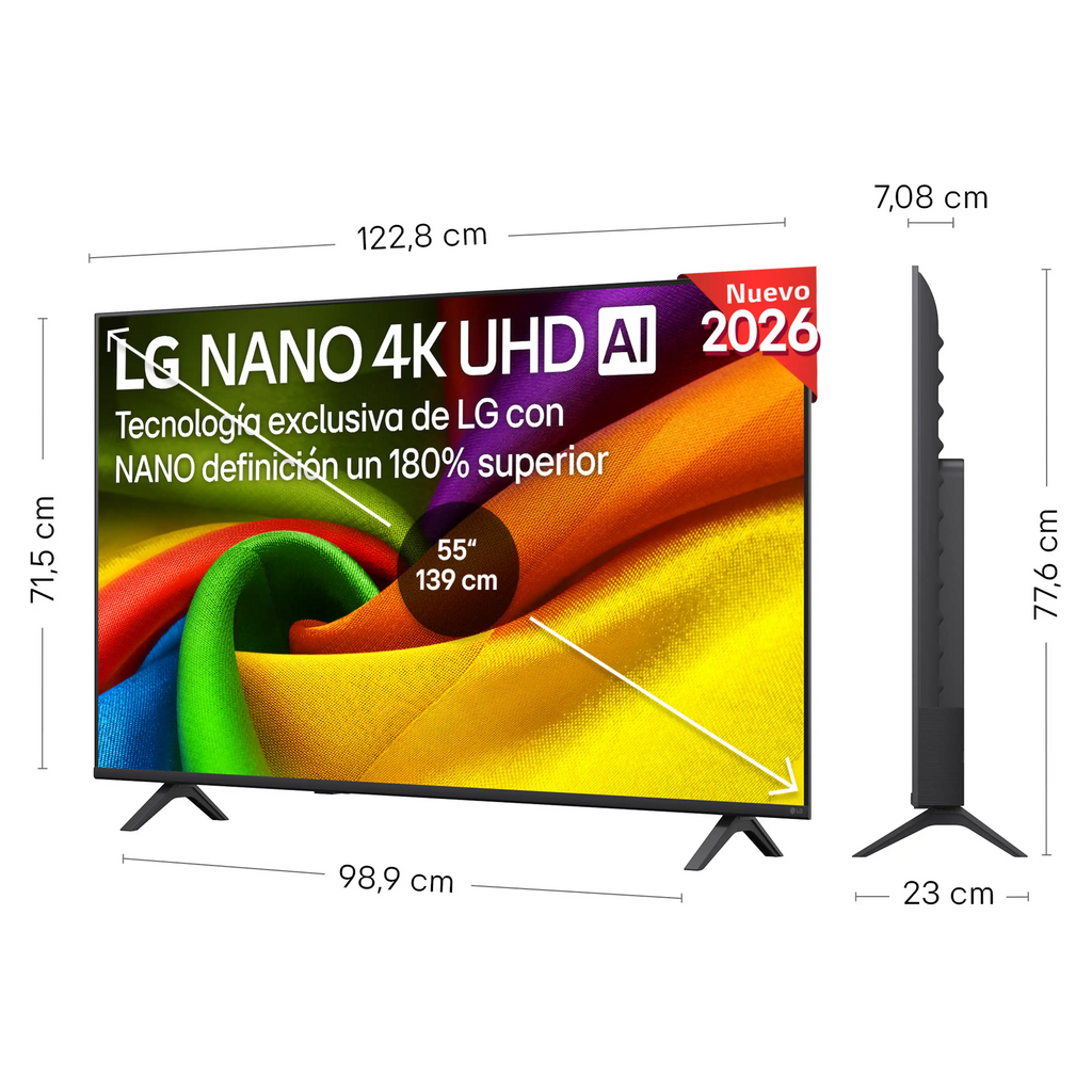 TV LED 55" - LG 55NU850B6LA (UHD 4K)