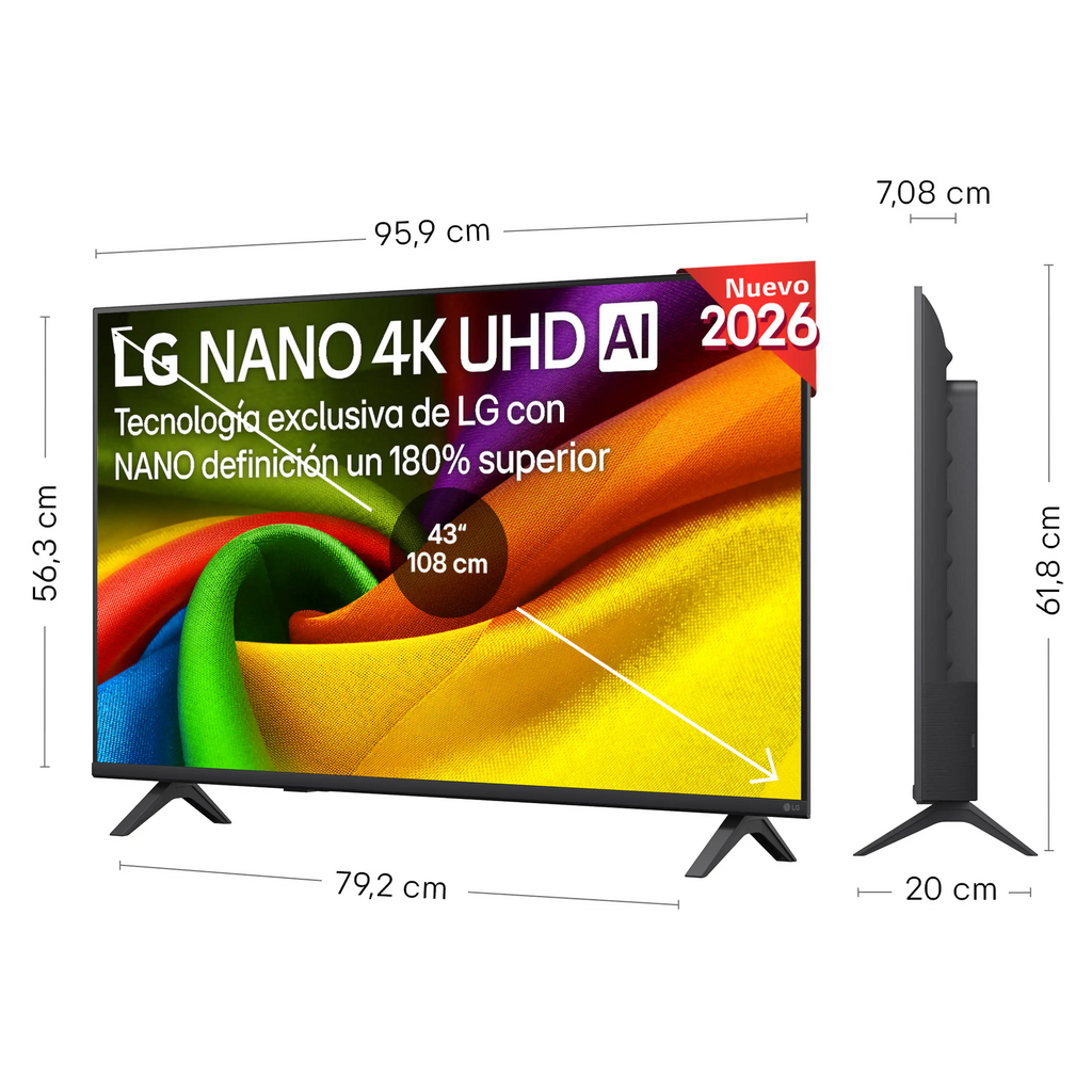 TV LED 43" - LG 43NU850B6LA