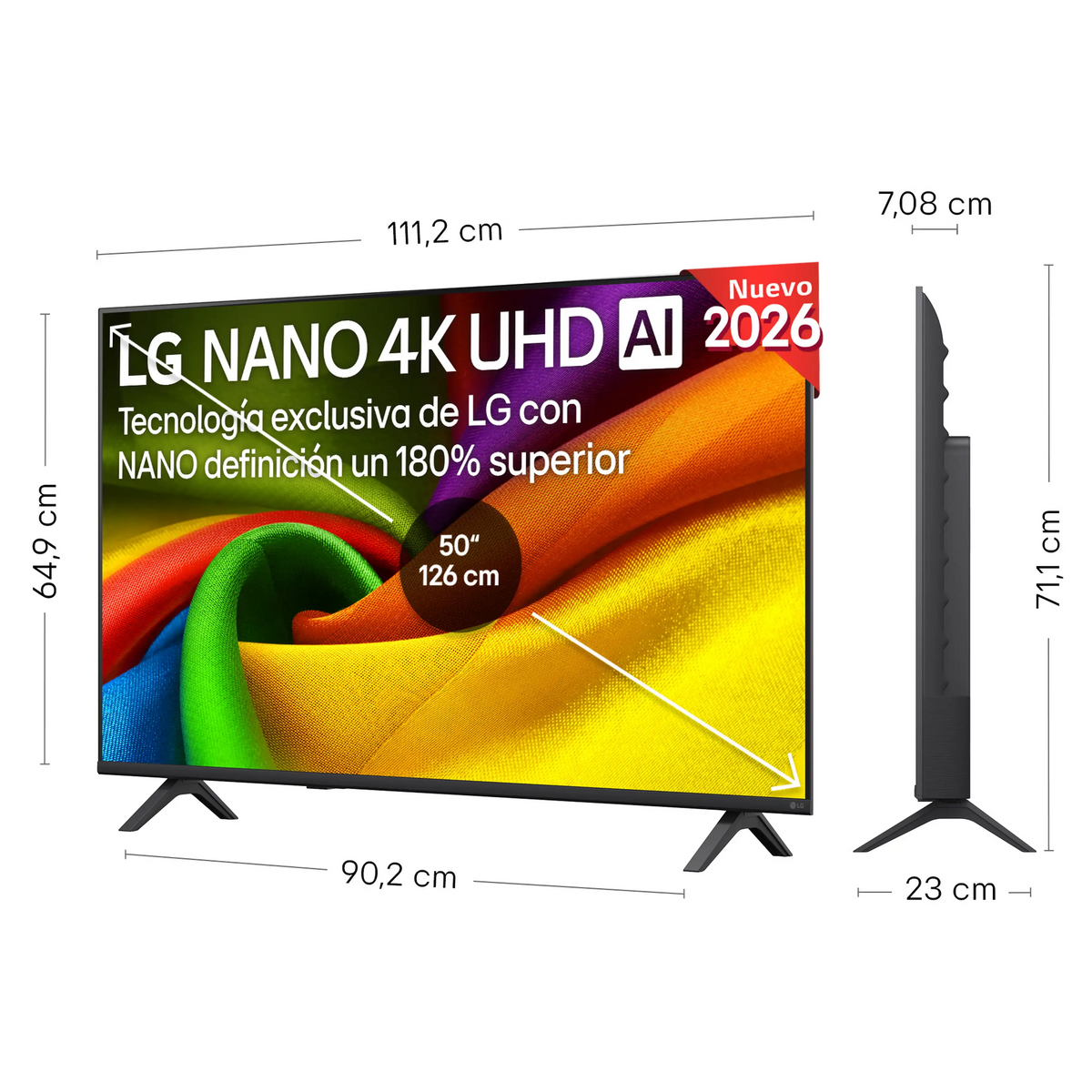 TV LED 50" - LG 50NU850B6LA