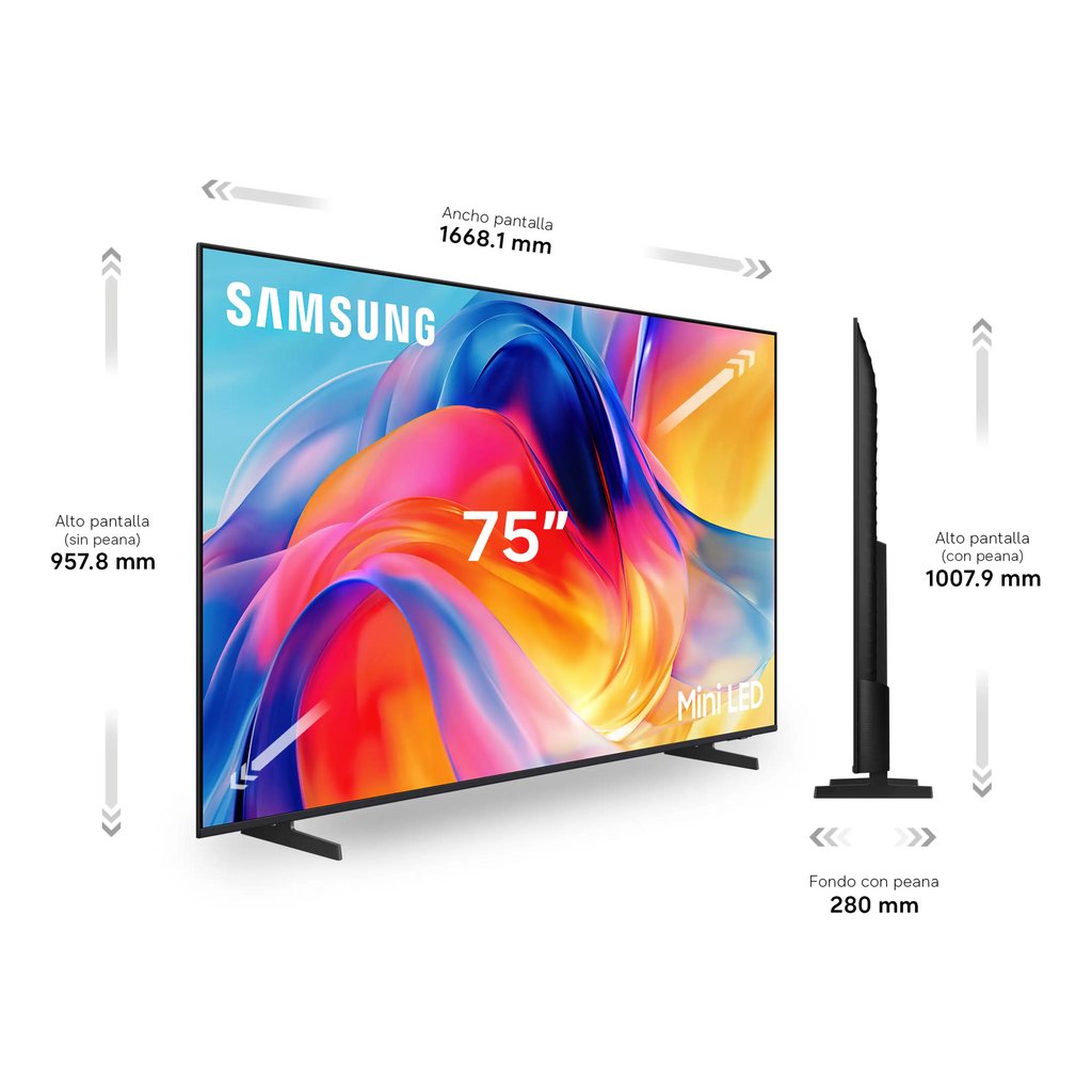 Samsung Mini LED 75" M73H 4K Smart TV