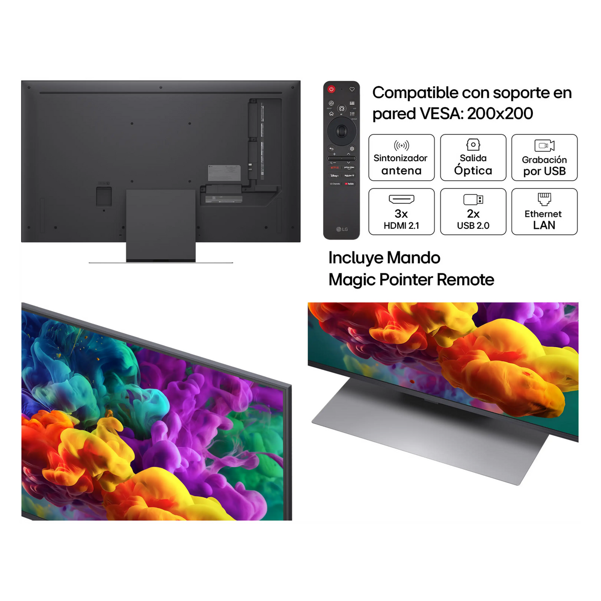 LG QNED evo Mini LED 43QNED86B6B 43" 4K UHD Smart TV