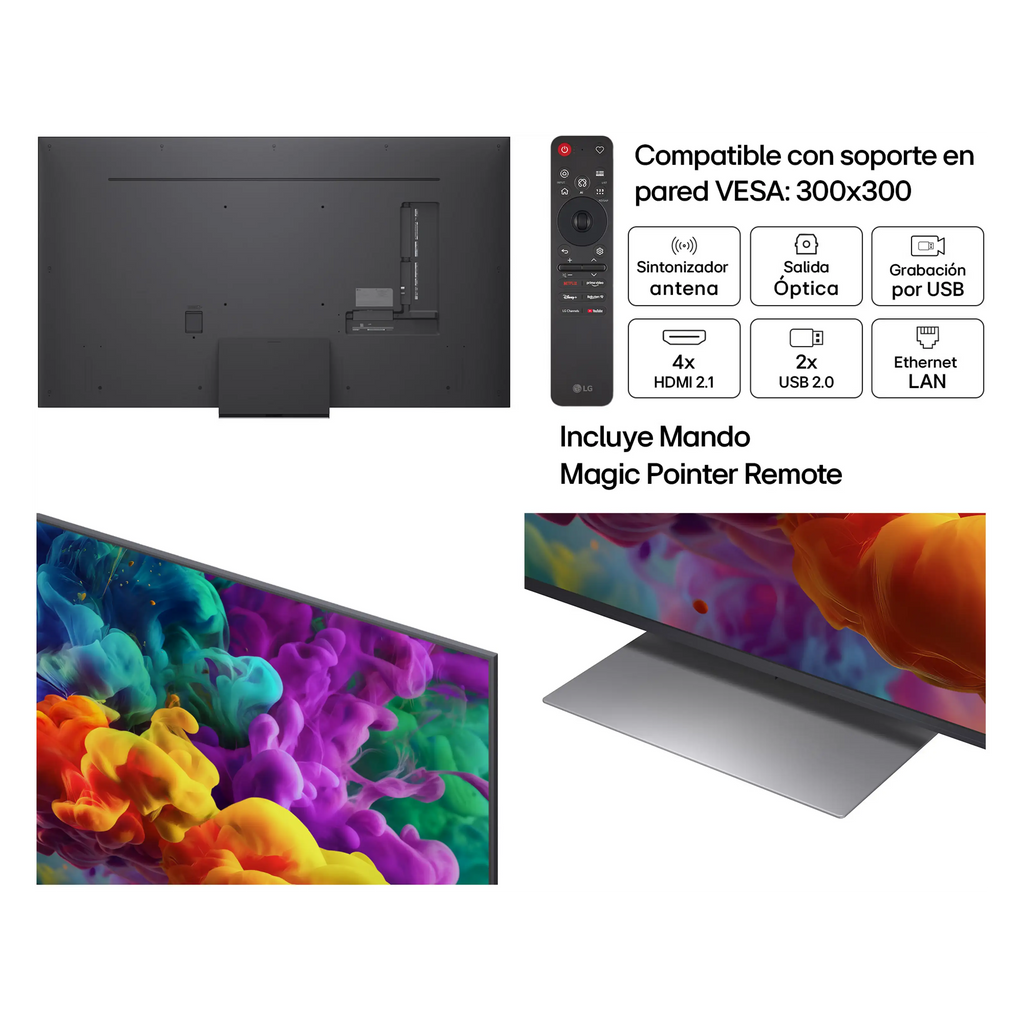 TV QNED Mini LED 65" - LG 65QNED86B6B (UHD 4K)
