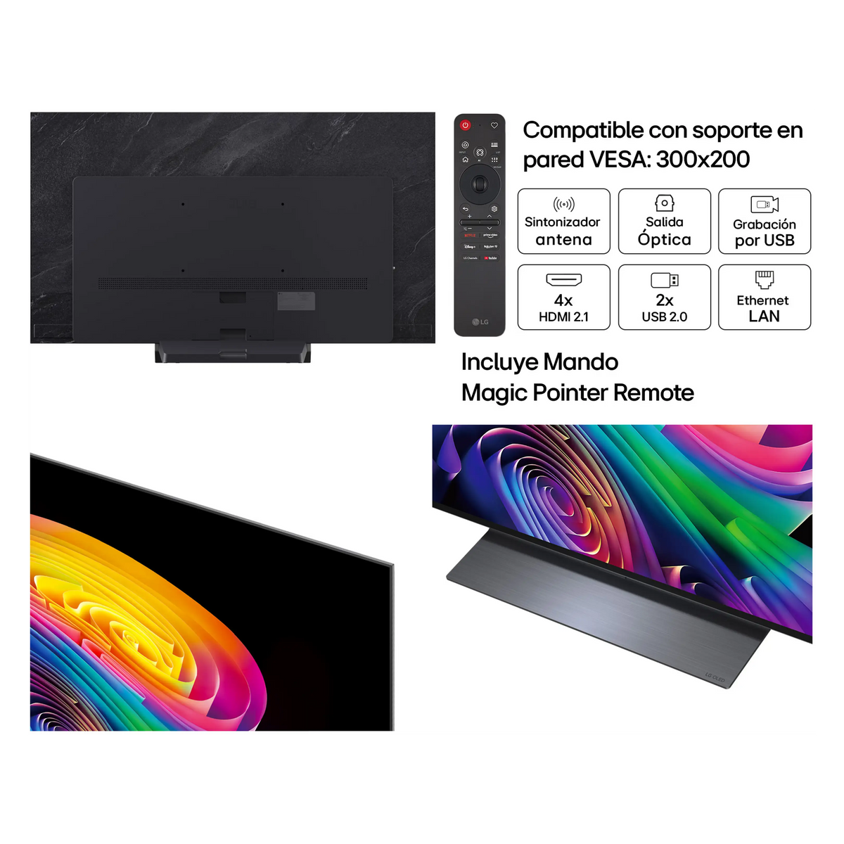 LG OLED evo OLED55C65LA 55" 4K UHD Smart TV