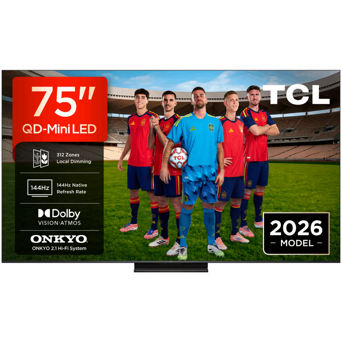 TV QD-Mini LED 75" - TCL 75C6K PRO