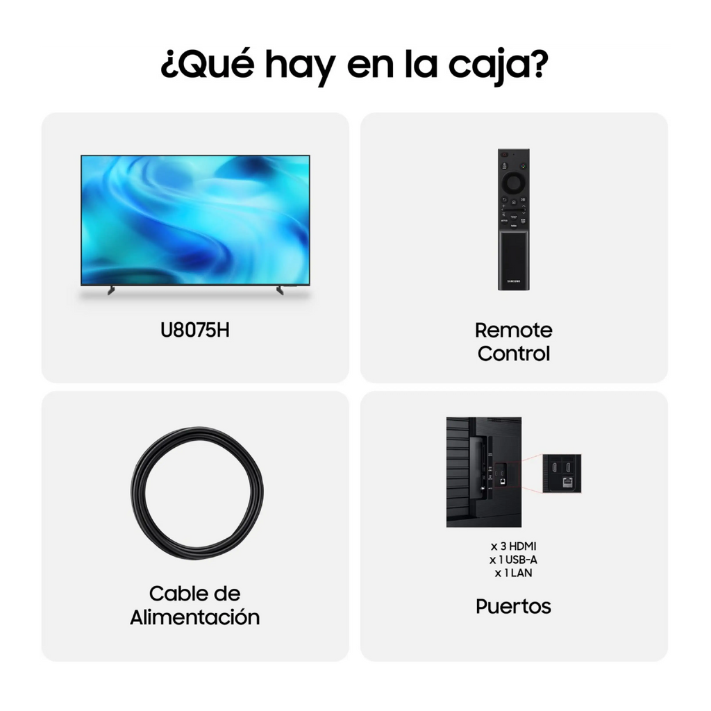 Samsung Crystal UHD 4K TU50U8075HUXXC 50" Smart TV