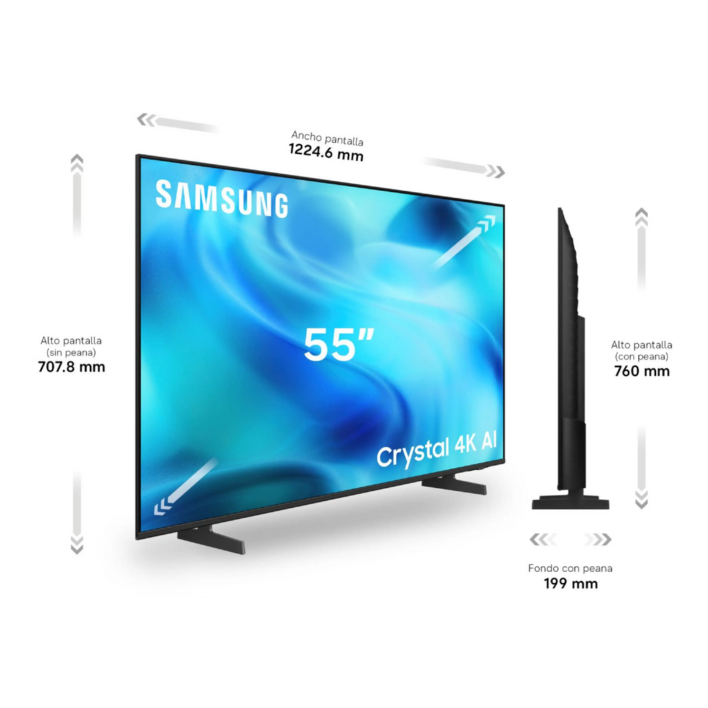 Samsung Crystal UHD 55" U8075H 4K Smart TV