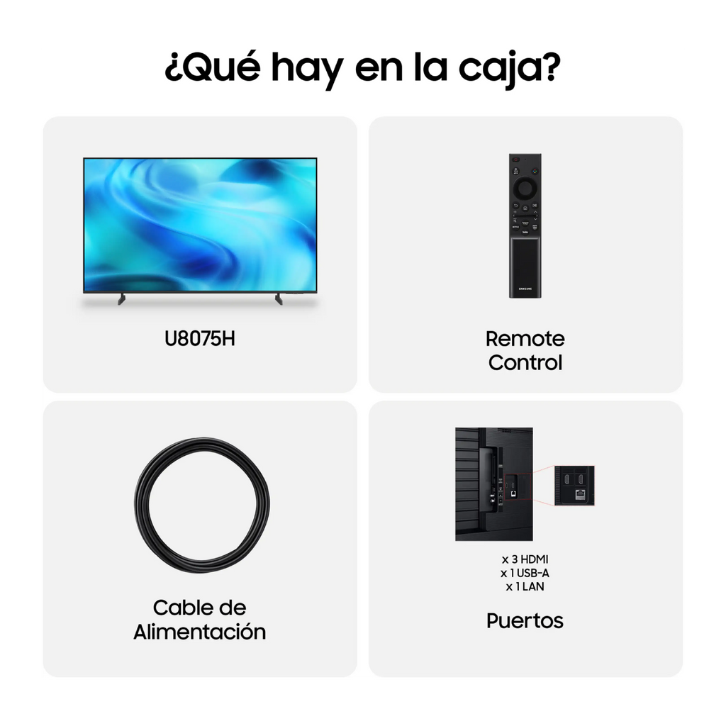 TV LED 43" - Samsung TU43U8075HU