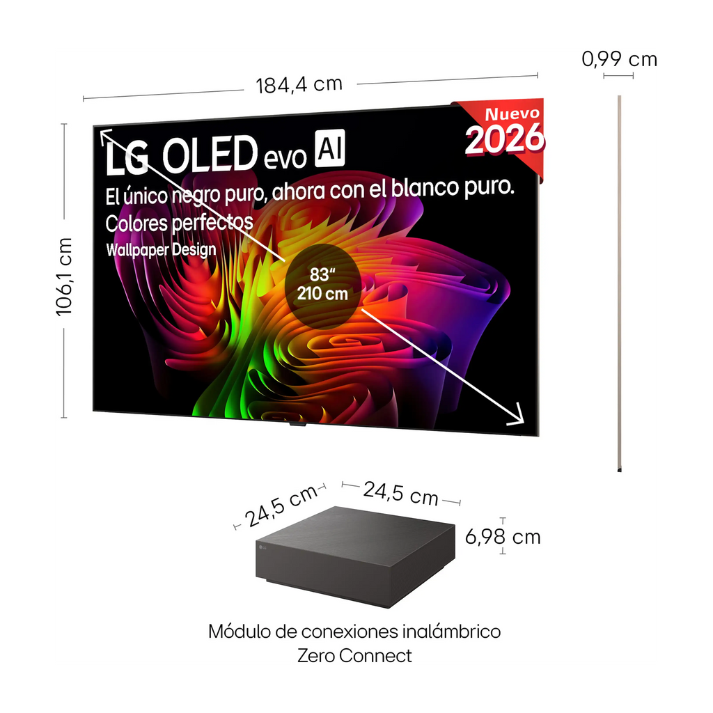 TV OLED 83" - LG OLED83W69LA.AEU (OLED 4K)